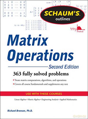 Schaum's Outline of Matrix Operations (Schaum's Outlines) - Richard Bronson [KSIĄŻKA]