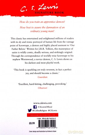 Screwtape Letters: Letters from a Senior to a Junior Devil (C. Lewis Signature Classic) (C. S. Lewis Signature Classic) - C. S. Lewis [KSIĄŻKA]