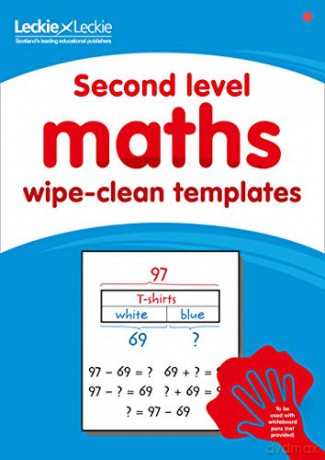 Second Level Wipe-Clean Maths Templates for CfE Primary Maths: Save Time and Money with Primary Maths Templates (Primary Maths for Scotland) - Leckie [KSIĄŻKA]