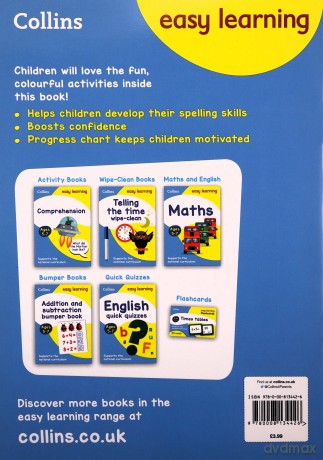 Spelling Ages 6-7: KS1 English Home Learning and School Resources from the Publisher of Revision Practice Guides, Workbooks, and Activities. (Collins Easy Learning KS1) [KSIĄŻKA]
