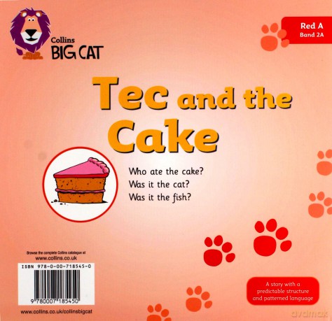 Tec and the Cake: A detective story in which Tec sets out to discover who has eaten the missing cake.: Band 02a/Red A (Collins Big Cat) - Tony Mitton [KSIĄŻKA]