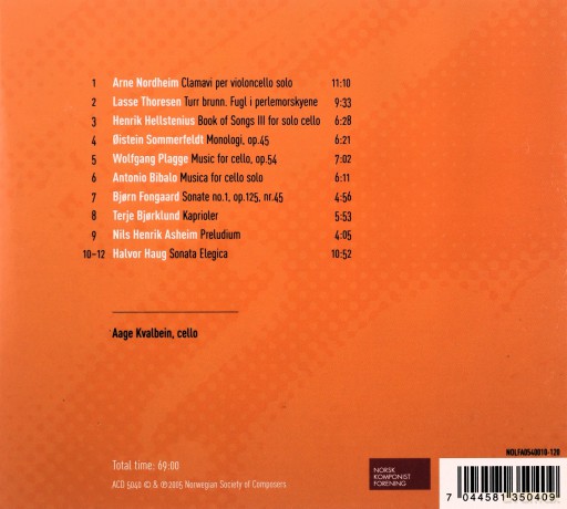 Aage Kvalbein: Ten Norwegian Short Stories [CD]