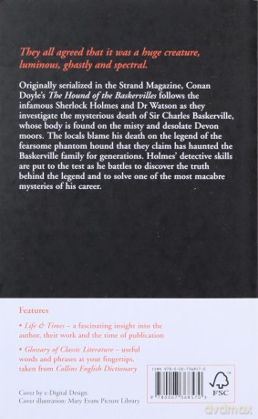 The Hound of the Baskervilles: A Sherlock Holmes Adventure (Collins Classics) - Sir Arthur Conan Doyle [KSIĄŻKA]