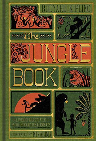 The Jungle Book (Illustrated with Interactive Elements) (Harper Design Classics) - Rudyard Kipling [KSIĄŻKA]