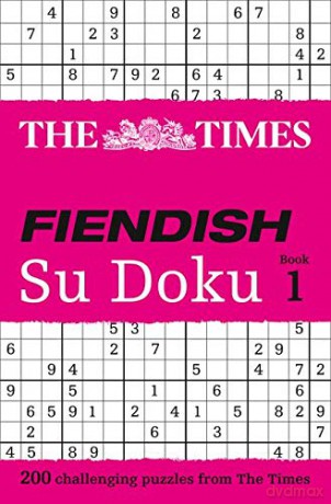 The Times Fiendish Su Doku Book 1: 200 challenging Su Doku puzzles (The Times Fiendish Su Doku Puzzle Books) - Wayne Gould [KSIĄŻKA]