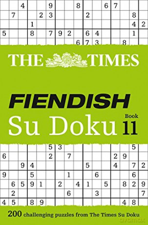 The Times Fiendish Su Doku Book 11: 200 challenging Su Doku puzzles (The Times Fiendish Su Doku Puzzle Books) [KSIĄŻKA]