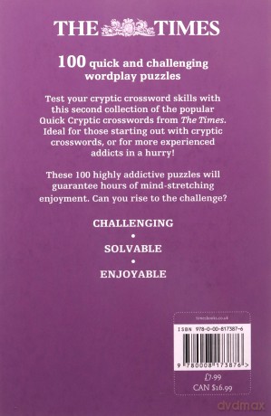 The Times Quick Cryptic Crossword book 2: 100 challenging quick cryptic crosswords from The Times (Times Mind Games) [KSIĄŻKA]