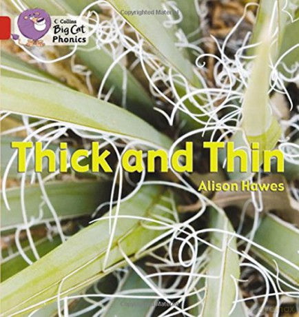 Thick and Thin: A photographic book that contrasts thick and thin things: Red B/Band 2B (Collins Big Cat Phonics) - Alison Hawes [KSIĄŻKA]