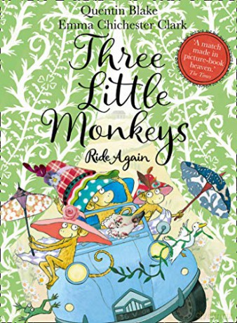 Three Little Monkeys Ride Again - Quentin Blake [KSIĄŻKA]