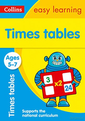Times Tables Ages 5-7: KS1 Maths Home Learning and School Resources from the Publisher of Revision Practice Guides, Workbooks, and Activities. (Collins Easy Learning KS1) [KSIĄŻKA]