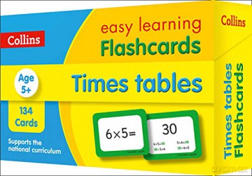 Times Tables Flashcards: KS2 Maths Home Learning and School Resources from the Publisher of Revision Practice Guides, Workbooks, and Activities. (Collins Easy Learning KS2) [KSIĄŻKA]
