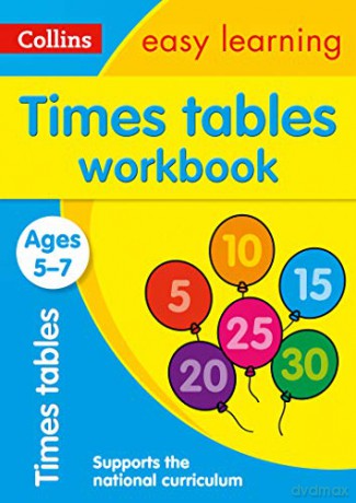 Times Tables Workbook Ages 5-7: KS1 Maths Home Learning and School Resources from the Publisher of Revision Practice Guides, Workbooks, and Activities. (Collins Easy Learning KS1) [KSIĄŻKA]