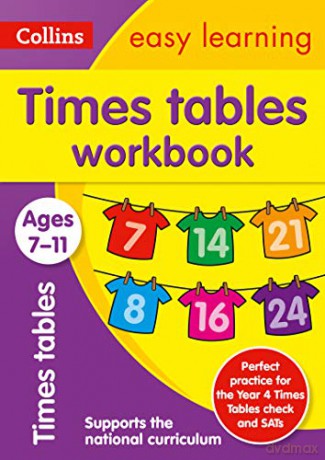 Times Tables Workbook Ages 7-11: KS2 Maths Home Learning and School Resources from the Publisher of Revision Practice Guides, Workbooks, and Activities. (Collins Easy Learning KS2) [KSIĄŻKA]