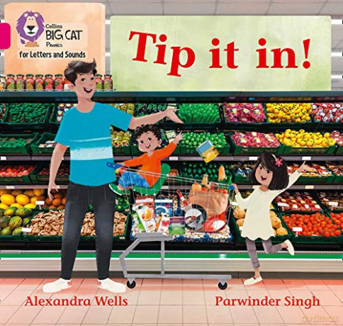 Tip It In!: Band 01A/Pink A (Collins Big Cat Phonics for Letters and Sounds) - Alexandra Wells [KSIĄŻKA]