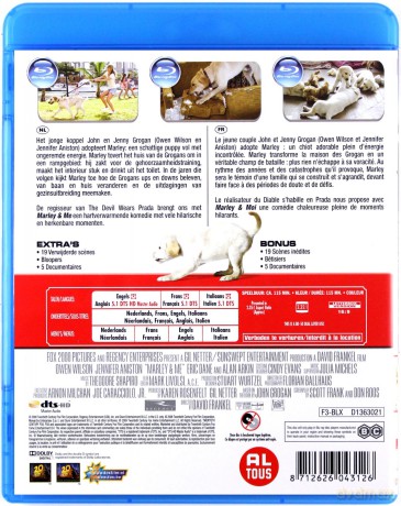 Marley & Me (Marley i ja) [Blu-Ray]