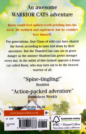 Warrior Cats (1) Into the Wild: FOUR CLANS. ONE DESTINY.: Book 1 - Erin Hunter [KSIĄŻKA]