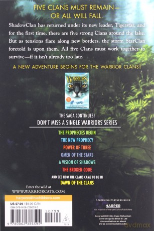 Warriors: A Vision of Shadows #6: The Raging Storm - Erin Hunter [KSIĄŻKA]