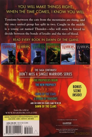 Warriors: Dawn of the Clans #2: Thunder Rising - Erin Hunter [KSIĄŻKA]