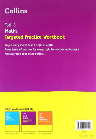 Year 3 Maths Targeted Practice Workbook: Ideal for use at home (Collins KS2 Practice) [KSIĄŻKA]