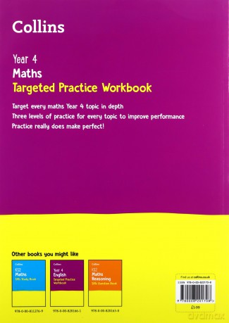 Year 4 Maths Targeted Practice Workbook: KS2 Home Learning and School Resources from the Publisher of Revision Practice Guides, Workbooks, and Activities. (Collins KS2 Practice) [KSIĄŻKA]