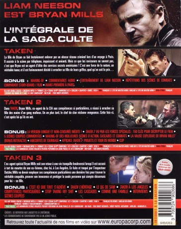 Taken 1-3 (Uprowadzona 1-3) [3xBlu-Ray]