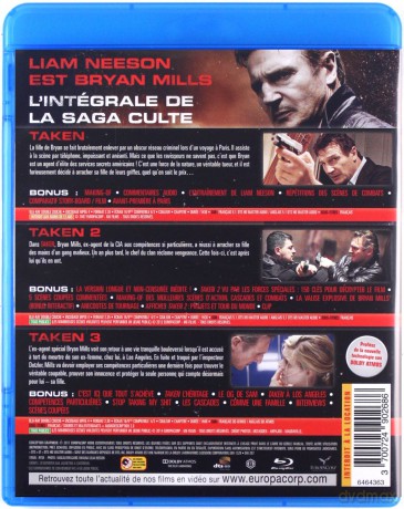 Taken 1-3 (Uprowadzona 1-3) [3xBlu-Ray]
