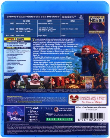 Brave (Merida Waleczna) (Disney) [Blu-Ray 3D]+[2xBlu-Ray]