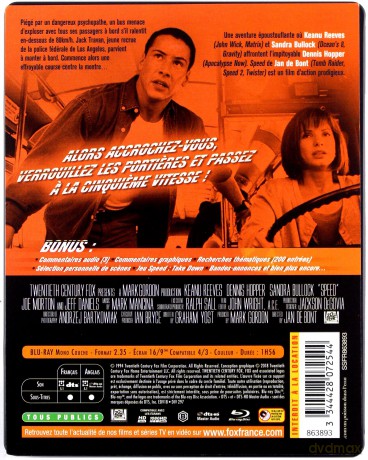 Speed (Speed - niebezpieczna prędkość) (steelbook) [Blu-Ray]