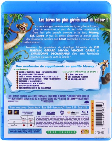 Ice Age: Dawn of the Dinosaurs (Epoka lodowcowa 3: Era dinozaurów) [Blu-Ray]