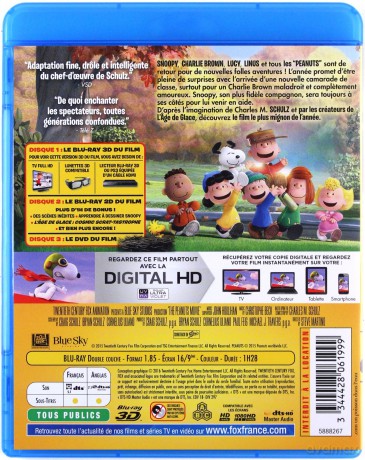 The Peanuts Movie (Fistaszki - wersja kinowa) [Blu-Ray 3D]+[Blu-Ray]+[DVD]