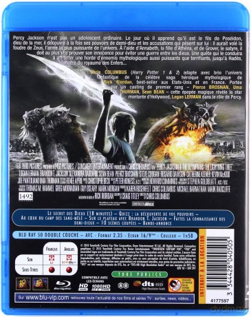 Percy Jackson i Bogowie Olimpijscy: Złodziej pioruna [Blu-Ray]