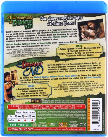 Romancing the Stone / The Jewel of the Nile (Miłość, szmaragd i krokodyl / Klejnot Nilu) [2xBlu-Ray]