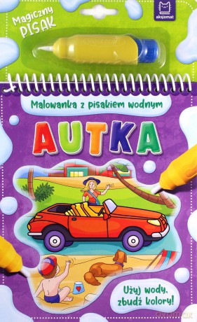 Autka. Malowanka z pisakiem wodnym [KSIĄŻKA]