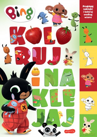 Bing. Koloruj i naklejaj - Beata Żmichowska [KSIĄŻKA]