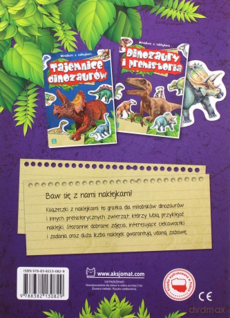 Dinozaury i prehistoria. Minialbum z naklejkami [KSIĄŻKA]