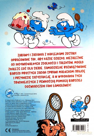 Smerfy. Zabawy i zadania z naklejkami - Marta Stochmiałek [KSIĄŻKA]