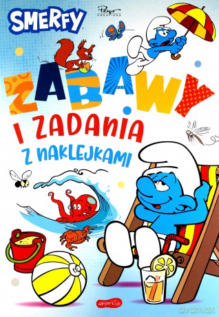 Smerfy. Zabawy i zadania z naklejkami - Marta Stochmiałek [KSIĄŻKA]