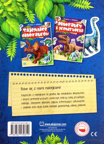 Tajemnice dinozaurów. Minialbum z naklejkami [KSIĄŻKA]