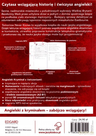 Tomorrow Never Knows. Angielski. Kryminał z ćwiczeniami - Kevin Hadley [KSIĄŻKA]