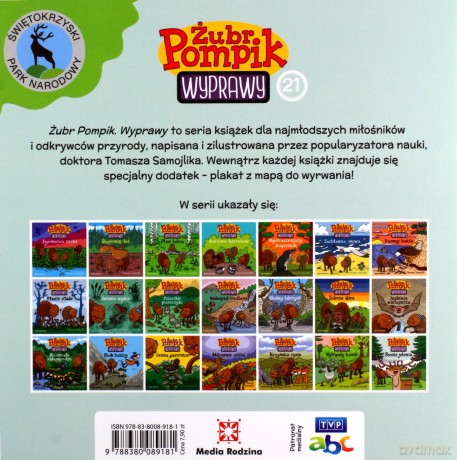 Żubr Pompik. Poroże jelenia - Tomasz Samojlik [KSIĄŻKA]
