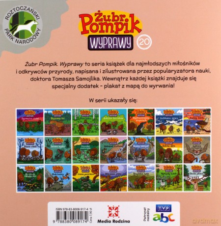 Wytrwały konik. Żubr Pompik. Wyprawy - Tomasz Samojlik [KSIĄŻKA]