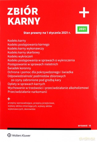 Zbiór karny PLUS 2021 [KSIĄŻKA]