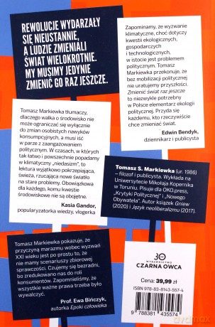 Zmienić świat raz jeszcze. Jak wygrać walkę o klimat - Tomasz S. Markiewka [KSIĄŻKA]