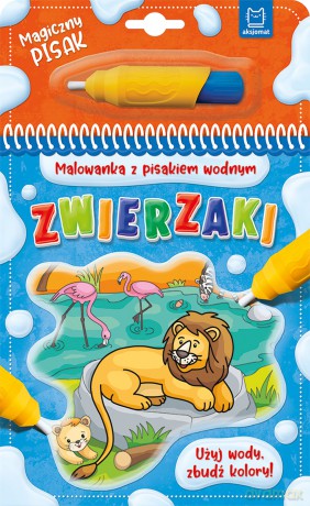 Zwierzaki. Malowanka z pisakiem wodnym [KSIĄŻKA]