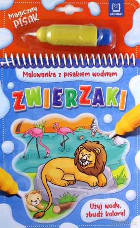 Zwierzaki. Malowanka z pisakiem wodnym [KSIĄŻKA]