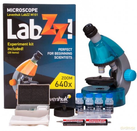 Mikroskop błękitny LabZZ M101