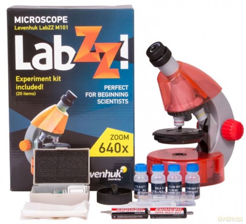 Mikroskop pomarańczowy LabZZ M101