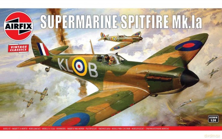 Model plastikowy Suermarine Spitfire Mk.1a 1/24