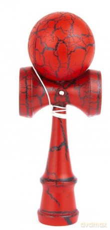 Zabawka zręcznościowa Kendama czerwono-czarna [GRA]
