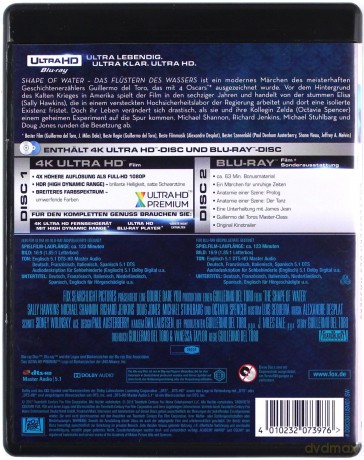 Kształt wody [Blu-Ray 4K]+[Blu-Ray]